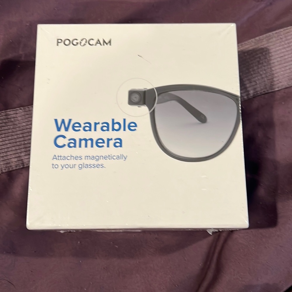 Brand new Pogo cam wearable camera attaches to glasses